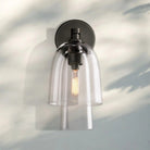Blum Amber Glass Flute Sconce - Blushlighting
