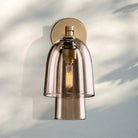 Blum Amber Glass Flute Sconce - Blushlighting