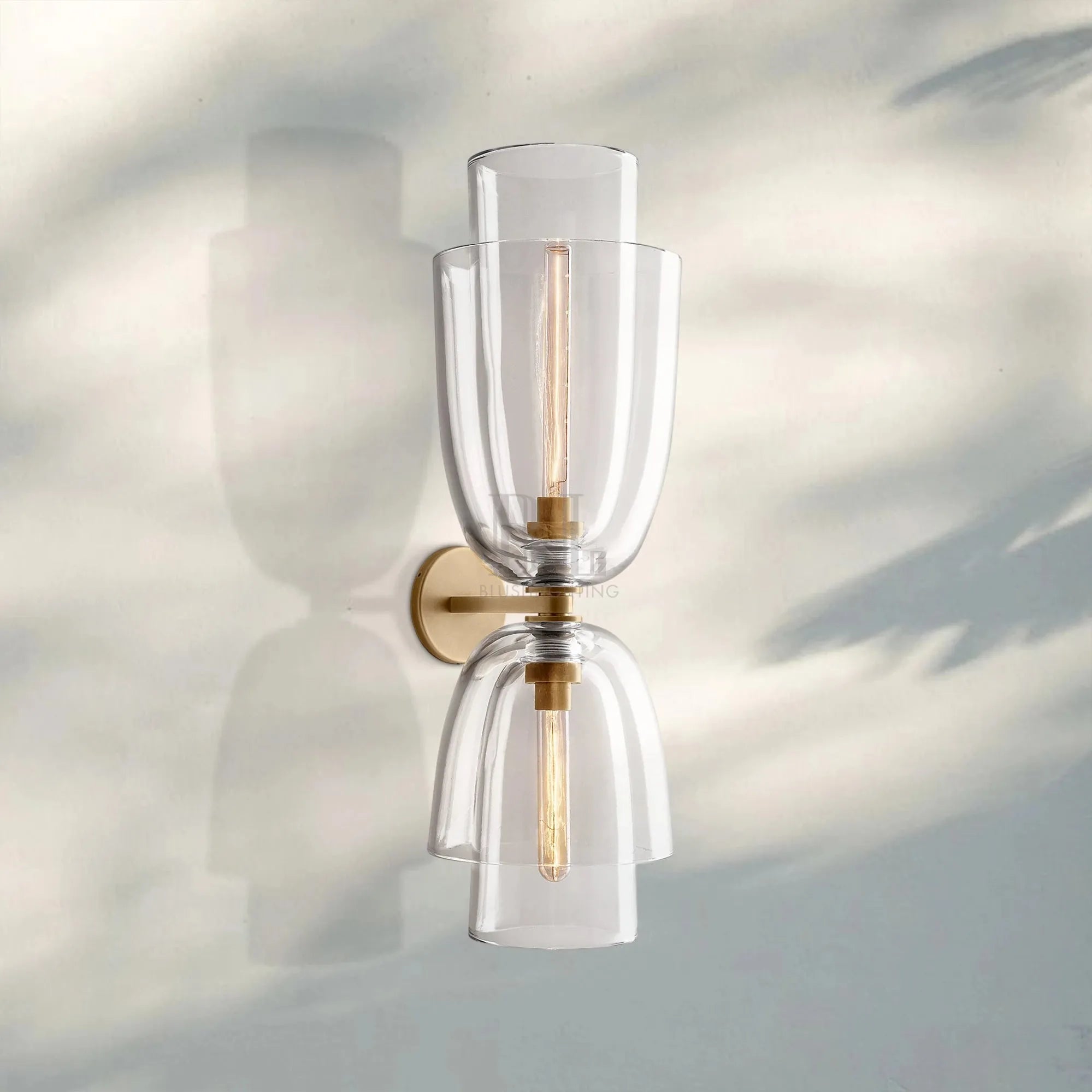 Blum Glass Cloche Grand Sconce - Blushlighting