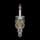 Blushlighting 5000 La Scala 1 - lt 16" Tall Wall Sconce - Heirloom GoldHeritage CrystalBlushlighting