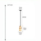 Blushlighting Ethereal Globe Pendant Light - Statement Alabaster - XL - 7 light - D10*2+D12*2+D15*3CM/D4"*2+D5"*2+D6"*3Warm LightBlackBlushlighting