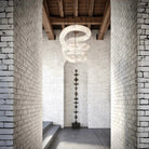 Blushlighting Infinity Massive Alabaster Chandelier - L96"xW31"xH24"Warm WhiteBlackBlushlighting