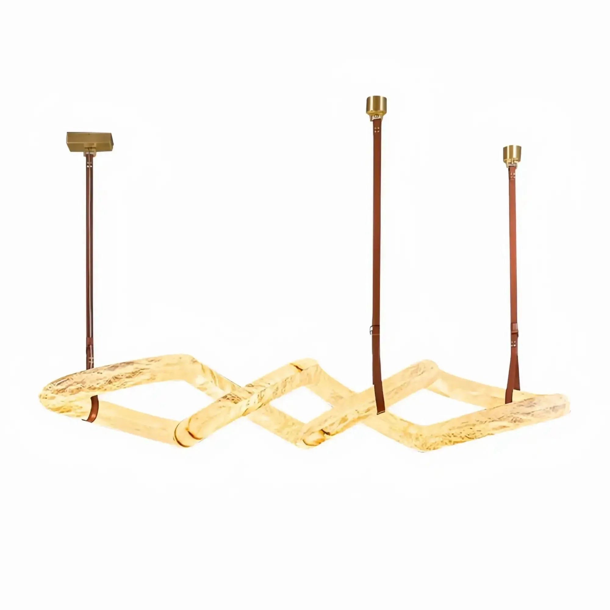 Blushlighting Infinity Massive Alabaster Chandelier - L96"xW31"xH24"Warm WhiteBlackBlushlighting