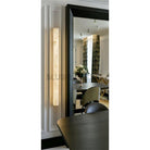 Blushlighting Modern Alabaster Wall Sconce 4.7'' - BrassBlushlighting