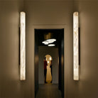 Blushlighting Modern Alabaster Wall Sconce 4.7'' - BrassBlushlighting