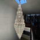Blushlighting Tiered Crystal Foyer Chandelier - Ø47"×H131"GoldBlushlighting