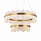 Bocciolo Handblown Duo Chandelier - Blushlighting