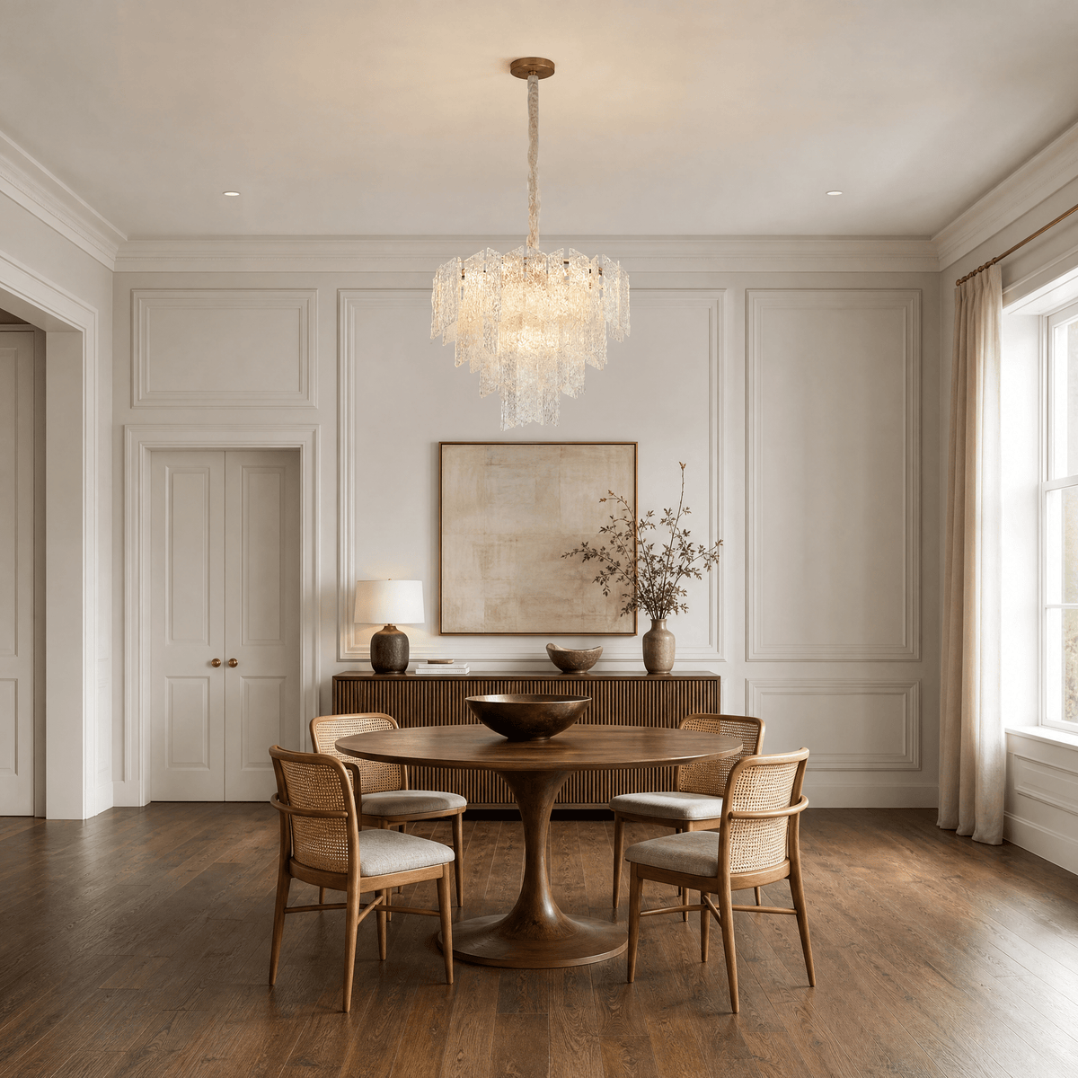 Bolla Brass Globe Chandelier - Blushlighting