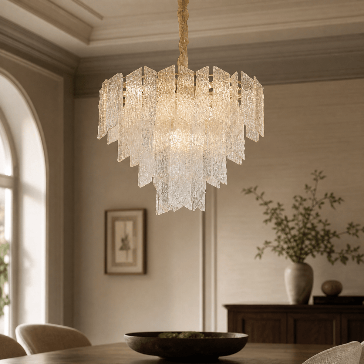 Bolla Brass Globe Chandelier - Blushlighting