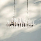 Bonington Crystal Rectangle Chandelier 54'' 72''-