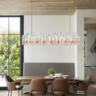 Bonington Crystal Rectangle Chandelier 54'' 72''-