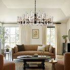 Bonington Crystal Round Chandelier 24'' 36'' 48''-