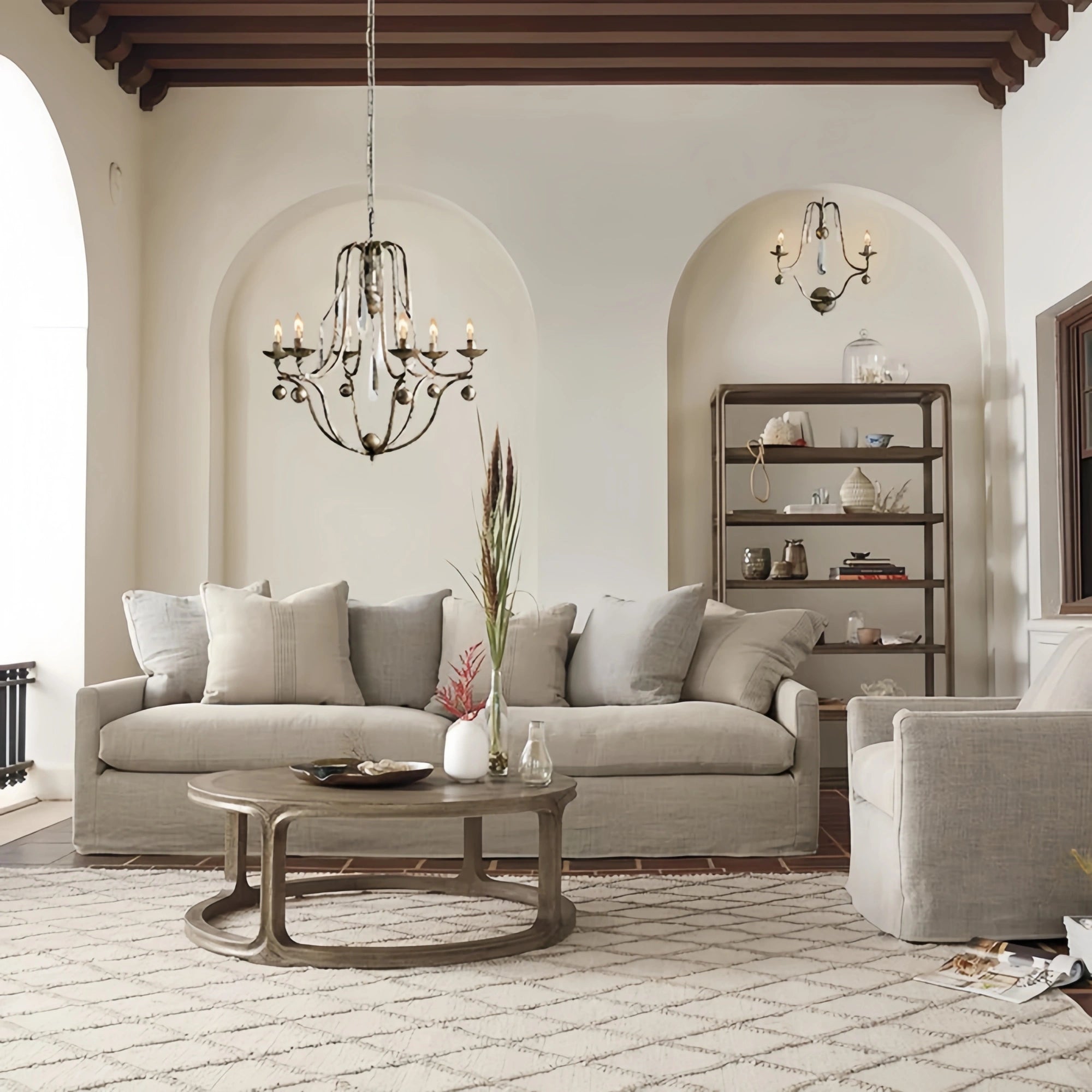 bonita chandelier silver