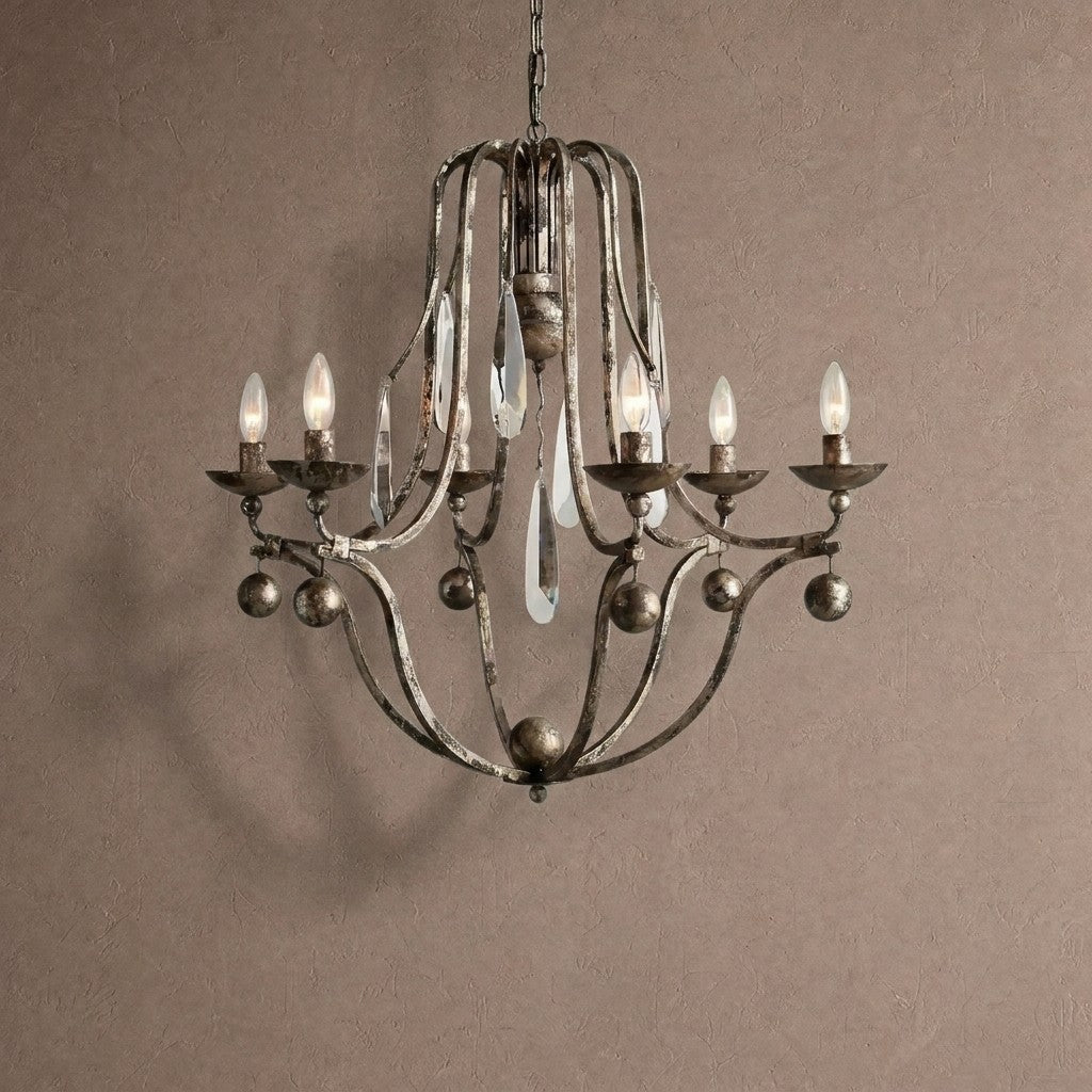 Bonitai Chandelier- Silver - Blushlighting