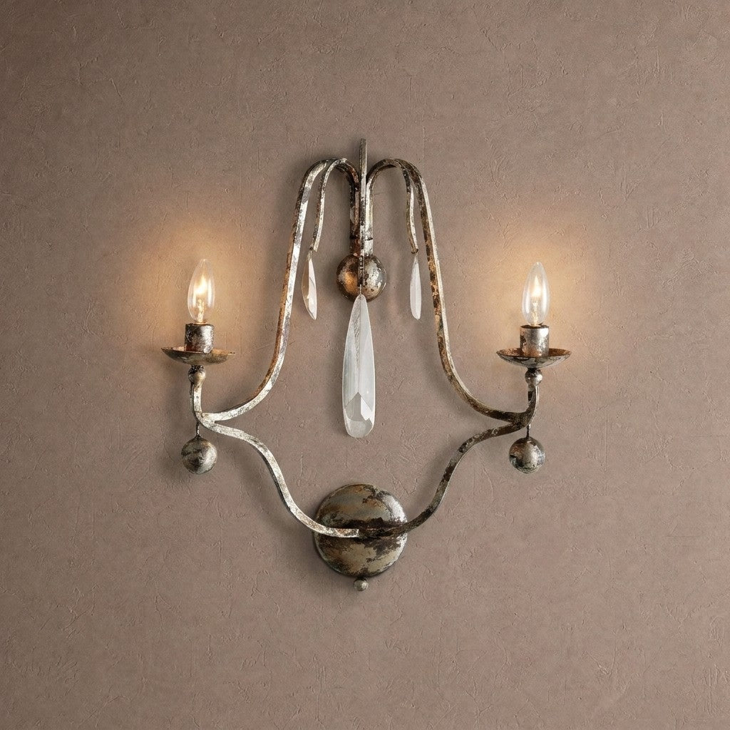 Bonitai Wall Sconce Silver - Blushlighting