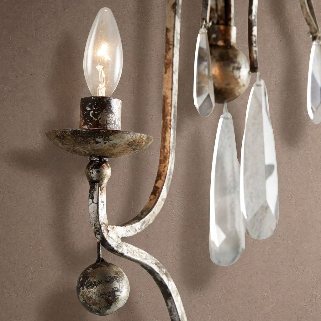 Bonitai Wall Sconce Silver - Blushlighting