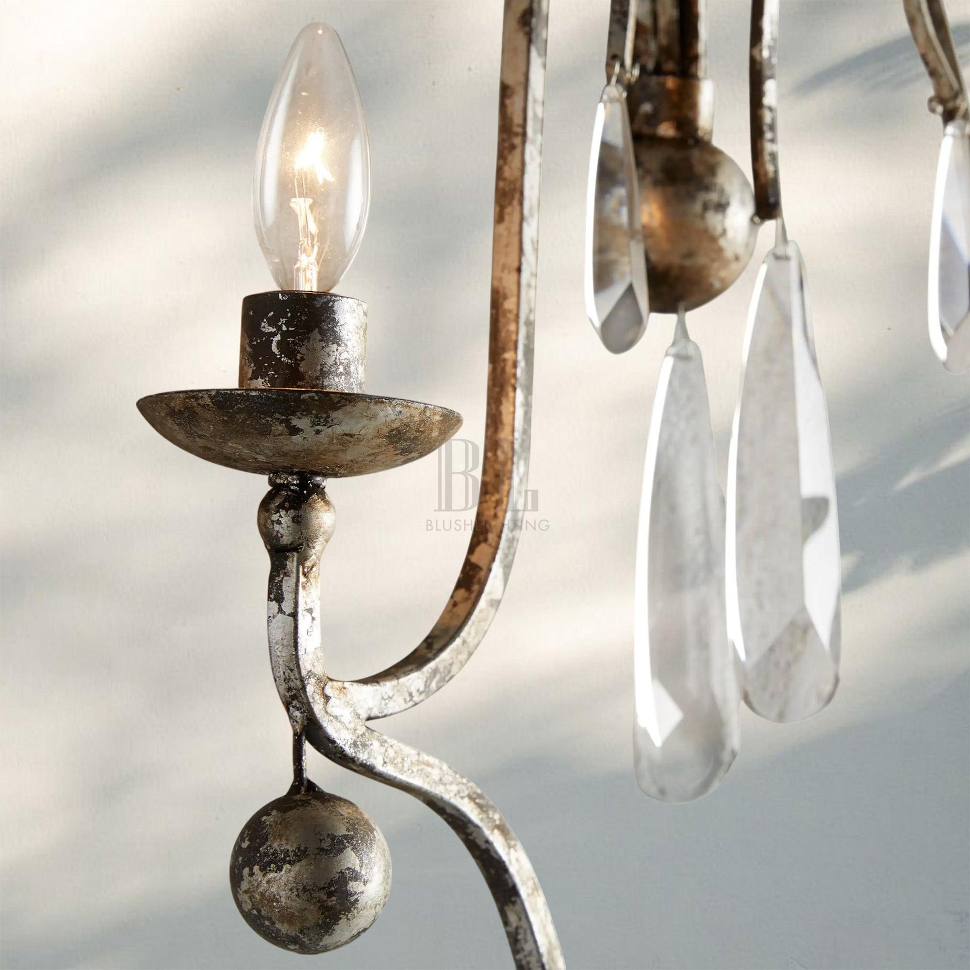 Bonitai Wall Sconce Silver - Blushlighting