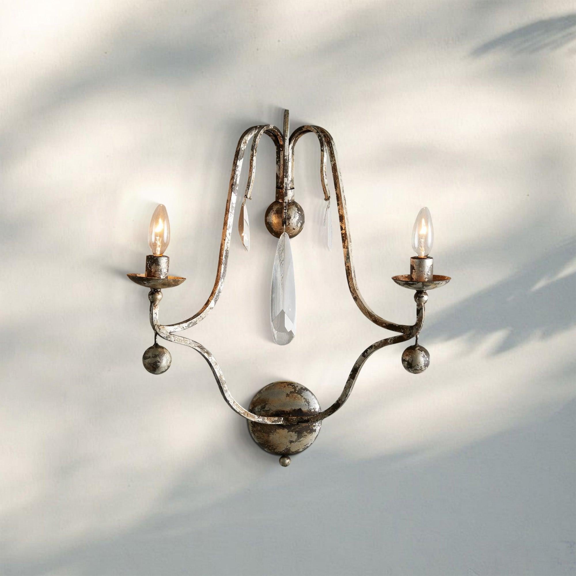 Bonitai Wall Sconce Silver - Blushlighting