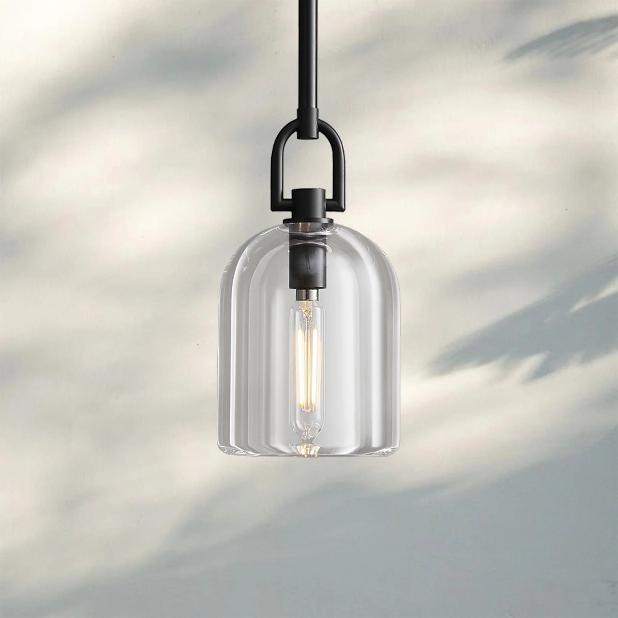 Botany Cloche Pendant Light 5" 8" 10"-8'' / 20cm-Bronze-