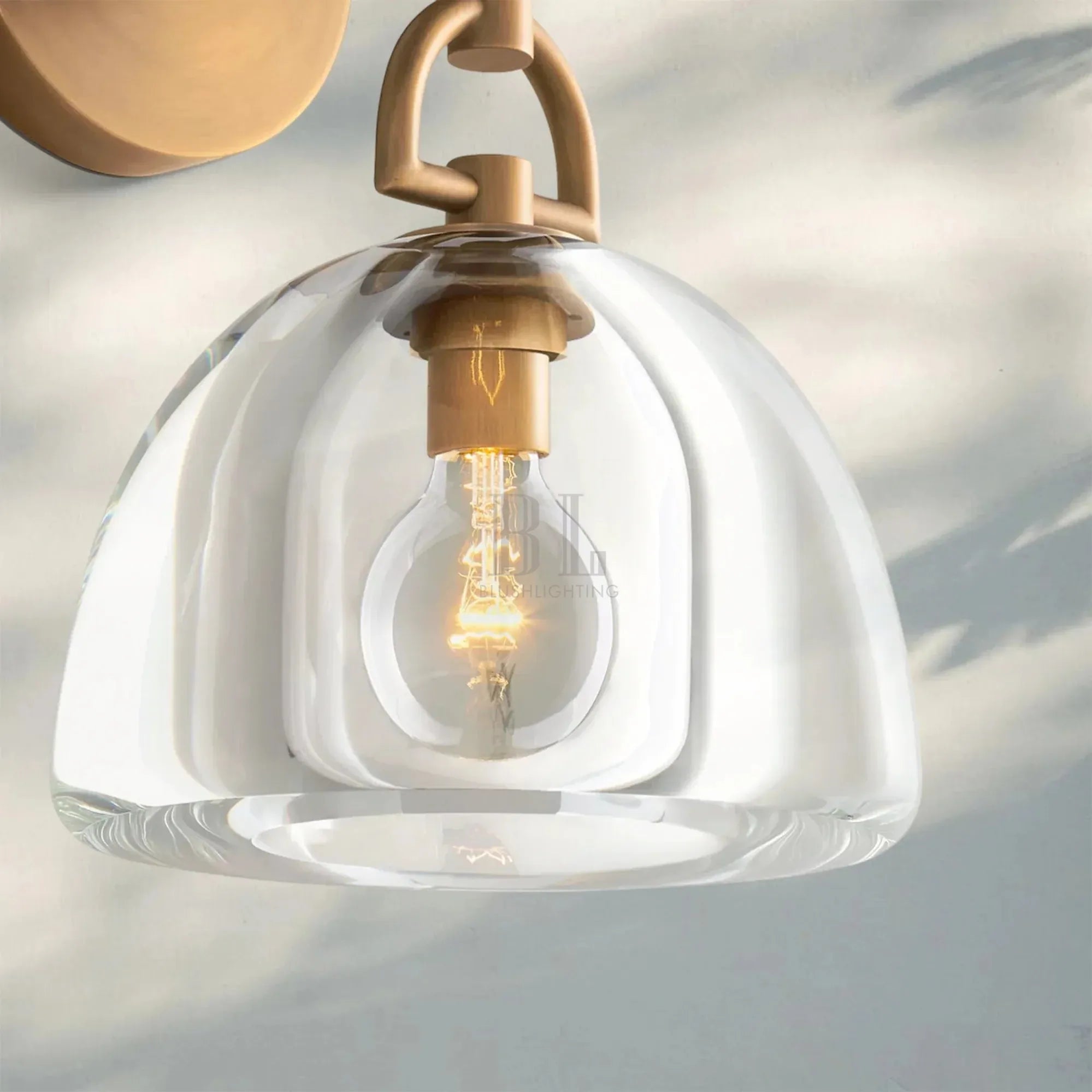 Botany Crystal Dome Wall Sconce-