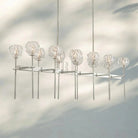Bouble De Crystal Ball Linear Chandelier 48" 60"-Blushlighting