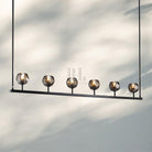 Bouble De Crystal Ball Linear Chandelier 48” 60"-