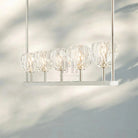Bouble De Crystal Ball Linear Chandelier 48" 60"-Blushlighting
