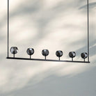 Bouble De Crystal Ball Linear Chandelier 48” 60"-