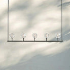 Bouble De Crystal Ball Linear Chandelier 48" 60"-Linear: 48'' 5-Light-Clear-Bronze-Blushlighting
