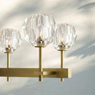 Bouble De Crystal Ball Linear Chandelier 48" 60"-Blushlighting