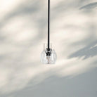 Bouble De Crystal Pendant Light-Black-Clear-Rod
