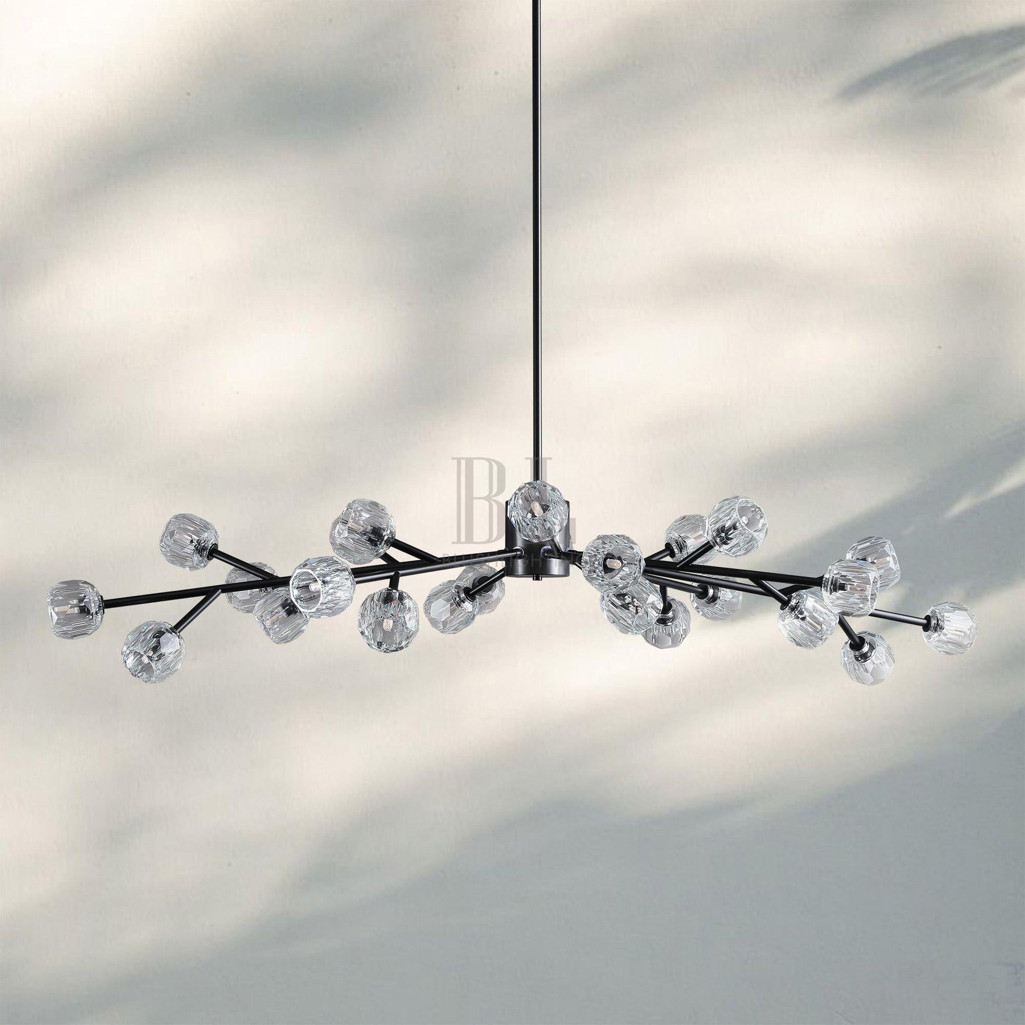 Bouble De Crystal Round Chandelier-
