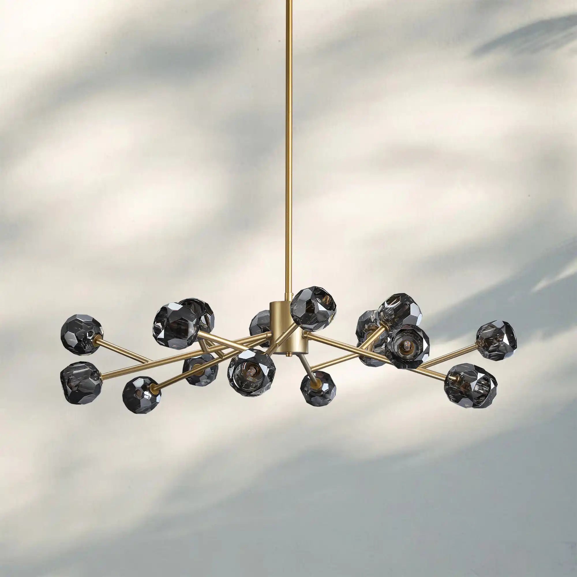 Bouble De Crystal Round Chandelier-Blushlighting