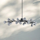 Bouble De Crystal Round Chandelier-Round 48'': 18-Light-Bronze-Clear-Blushlighting