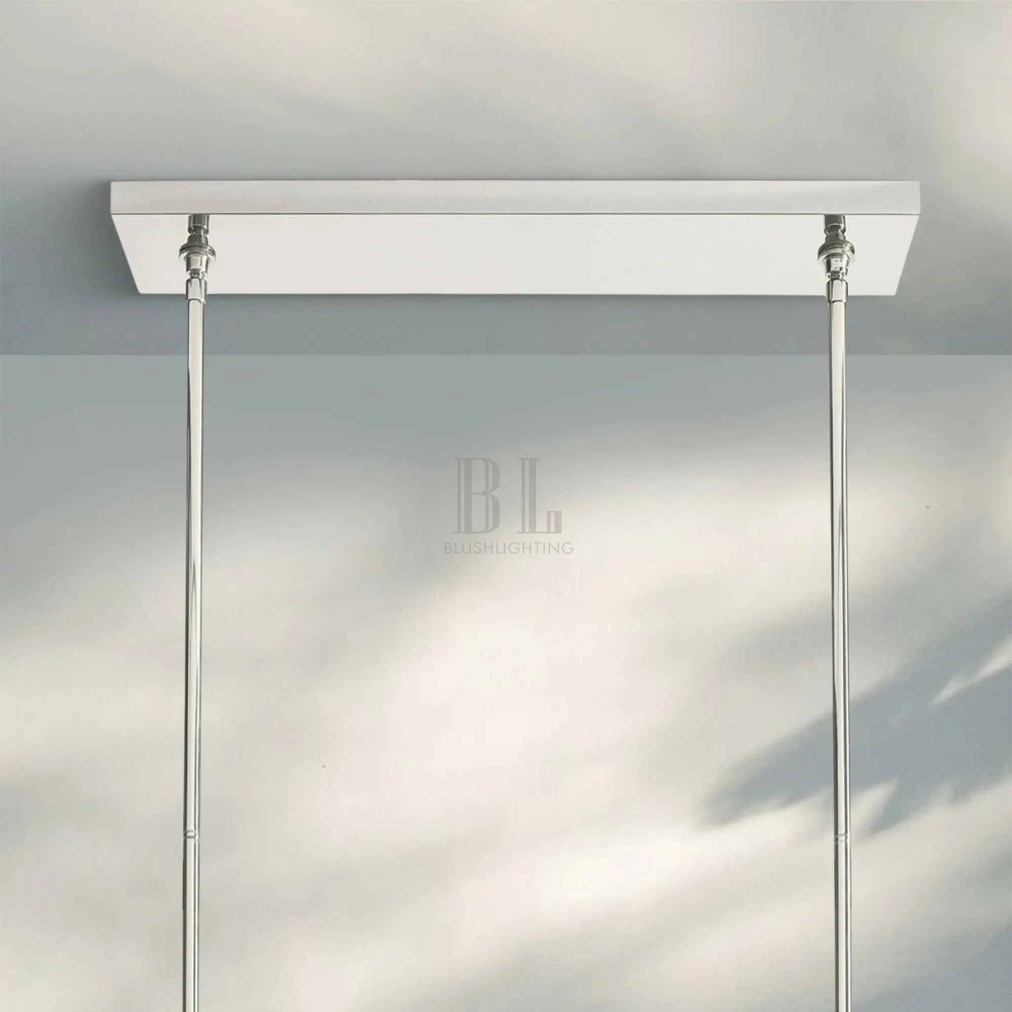 Bouble De Crystal Ball Linear Chandelier 48" 60"-Blushlighting