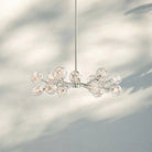 Bouble De Crystal Round Chandelier-Round 24'': 12-Light-Nickel-Clear-Blushlighting