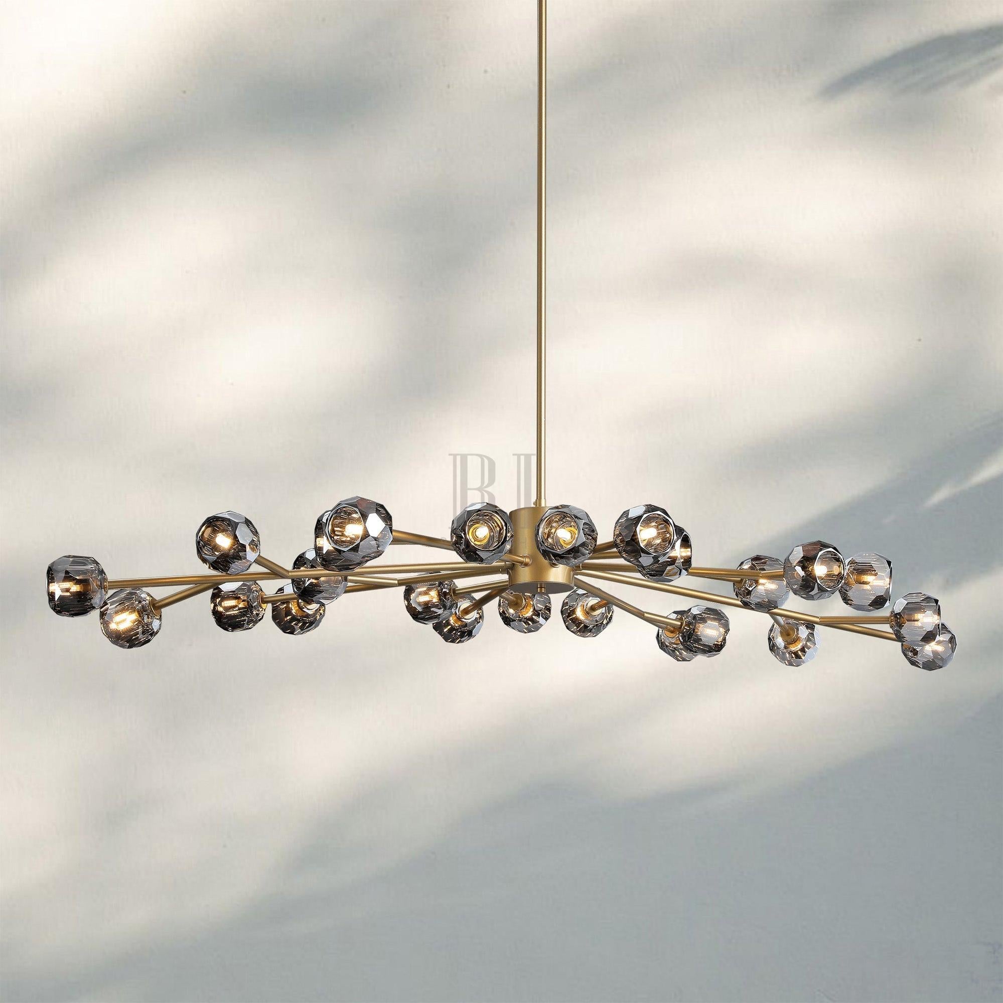 Bouble De Crystal Round Chandelier-