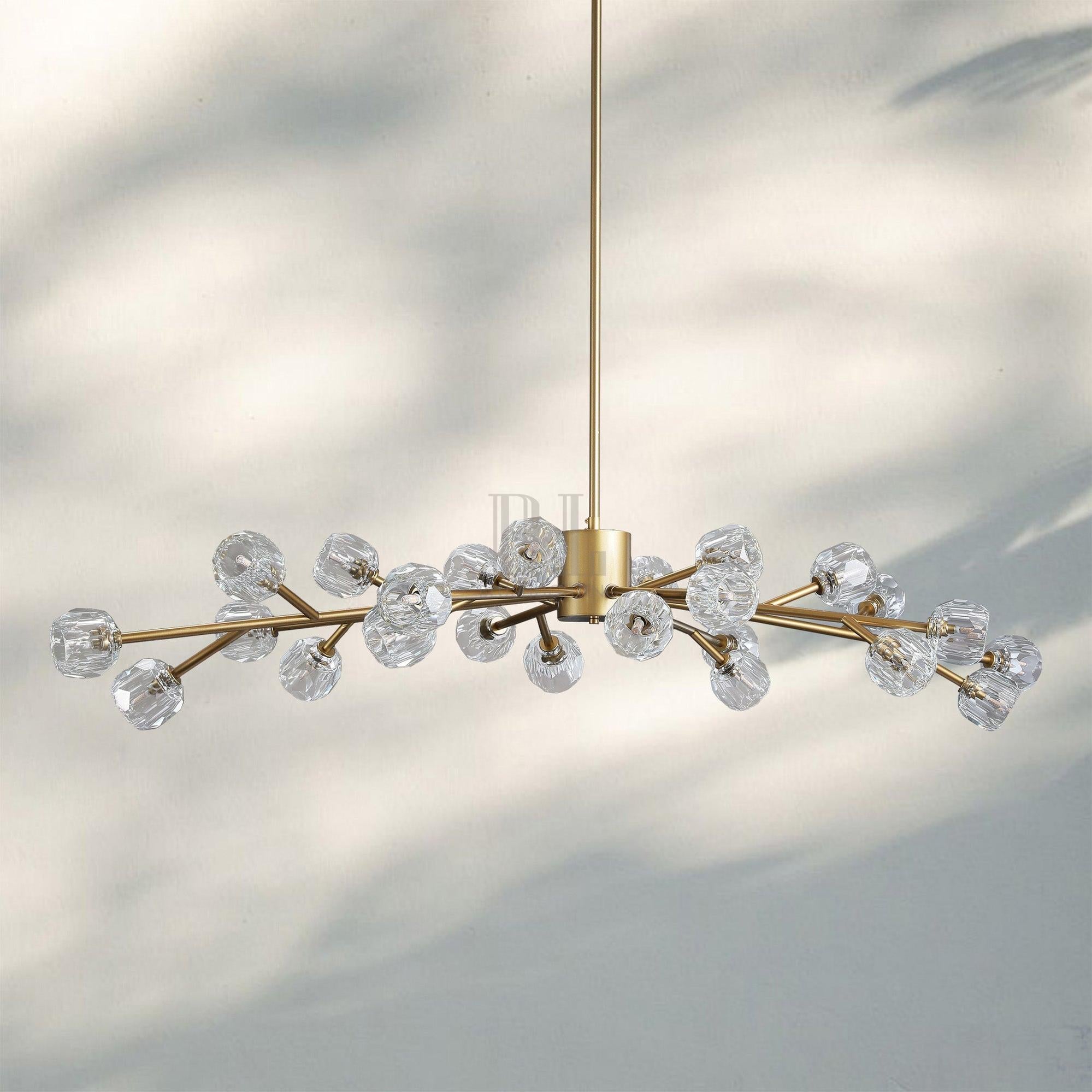 Bouble De Crystal Round Chandelier-
