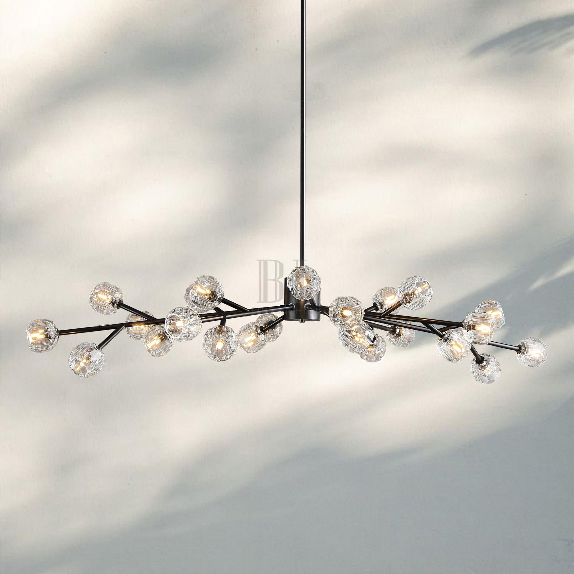 Bouble De Crystal Round Chandelier-
