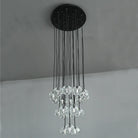 Bouble De Crystal Round Cluster Chandelier-Blushlighting