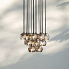 Bouble De Crystal Round Cluster Chandelier-