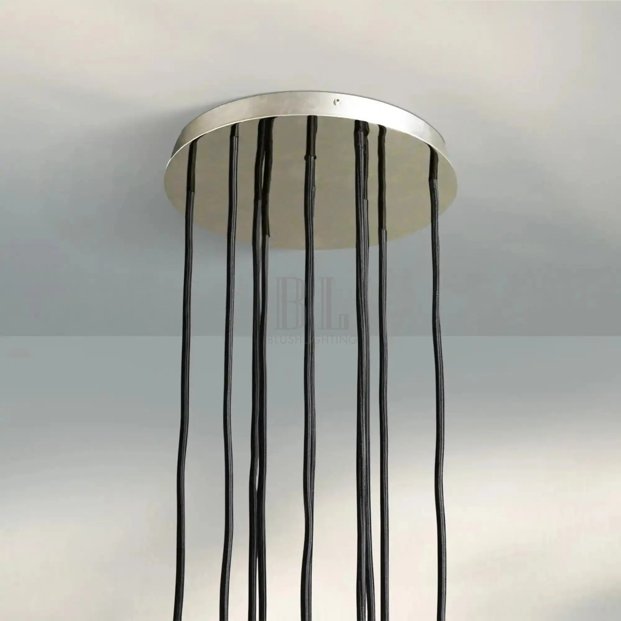 Bouble De Crystal Round Cluster Chandelier-Blushlighting