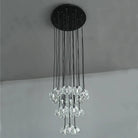 Bouble De Crystal Round Cluster Chandelier-Blushlighting