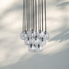 Bouble De Crystal Round Cluster Chandelier-