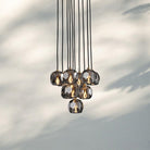 Bouble De Crystal Round Cluster Chandelier-