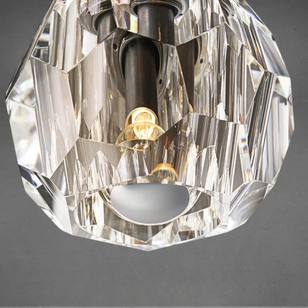 Bouble De Crystal Single Flushmount-