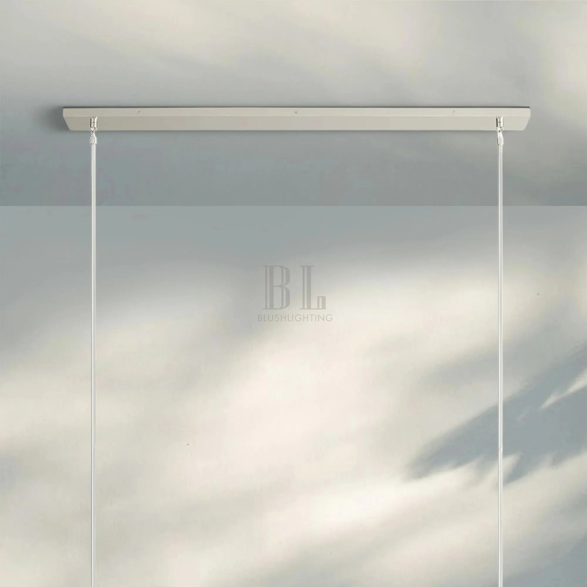 Bouble De Crystal Ball Linear Chandelier 48" 60"-Blushlighting