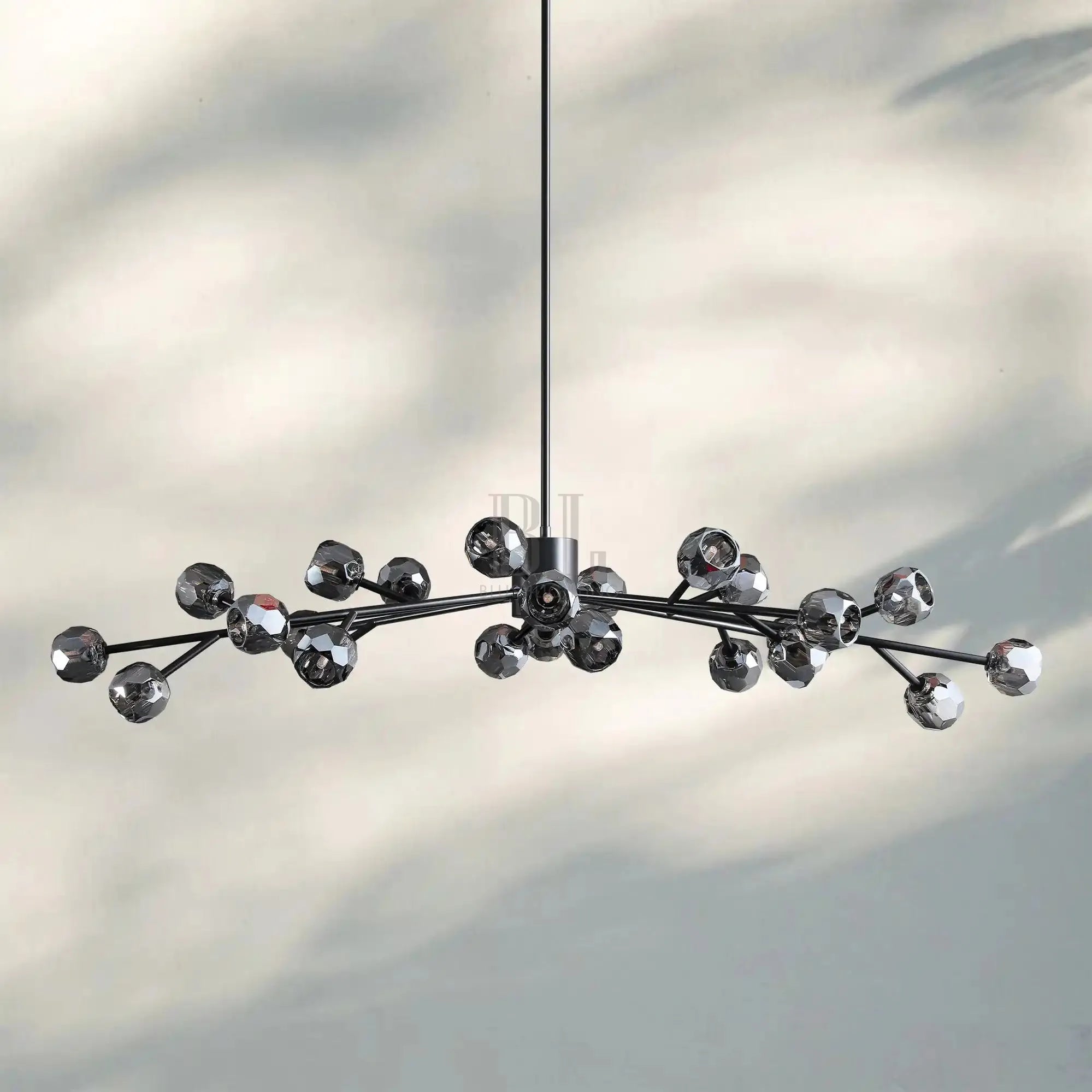 Bouble De Crystal Round Chandelier-Blushlighting