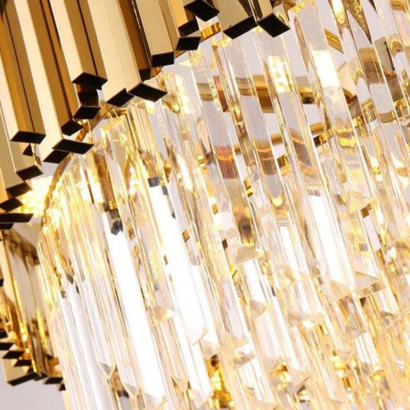 Bourbons Flush Mount Chandelier - 23.6"DBlushlighting