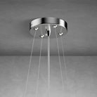 Branch Chandelier White Ceramic Ginkgo Leaf Chandeliers - D39.3inSilverBlushlighting